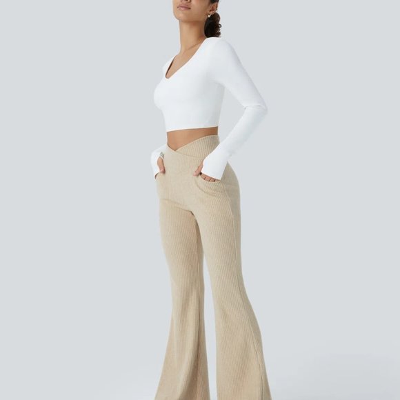 Halara Rib Knit Pant Small - Picture 1 of 5
